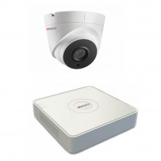 Комплект из 1 внутренней IP-видеокамеры 2 Mpix и видеорегистратора Hiwatch