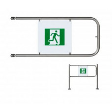 PERCo-BH02 1-16, Поворотная створка (в комплекте со стопорным механизмом) для механической поворотной секции с заполнением с пиктограммами, ширина прохода 1000мм