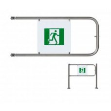 PERCo-BH02 1-16, Поворотная створка (в комплекте со стопорным механизмом) для механической поворотной секции с заполнением с пиктограммами, ширина прохода 1000мм