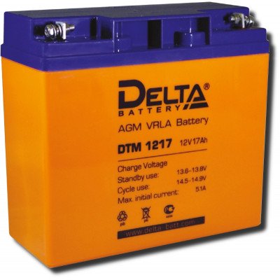 Аккумулятор DTM 1217  12В 17Ач